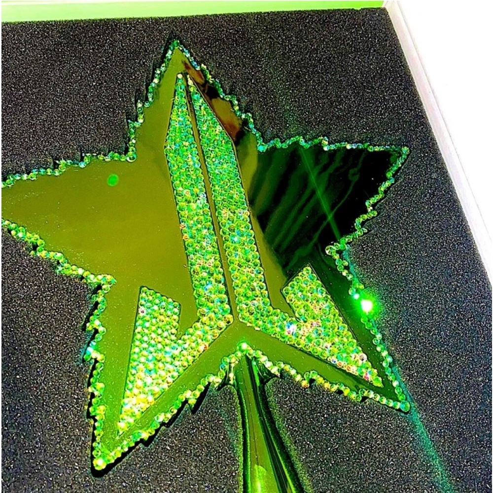 🌼BOGO50%🌼 🆕🌿JEFFREE STAR: Silver Chrome Bedazzled Mirror - Picture 10 of 17